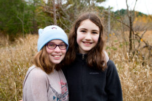 Two Girls Hiking